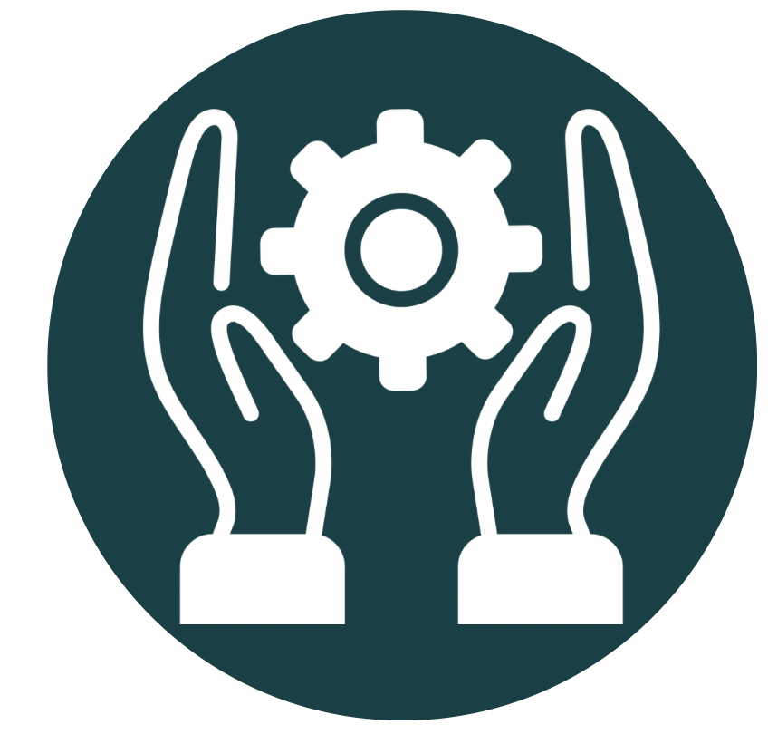 hands holding a tool